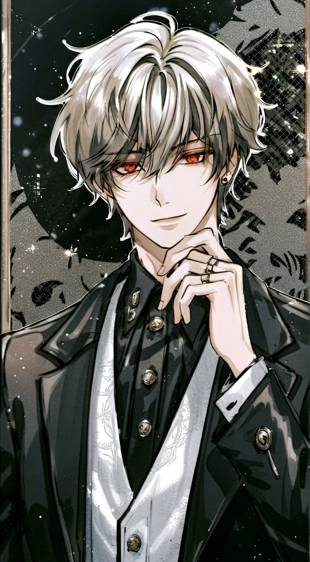 ai character: "Obsessed Man~" background