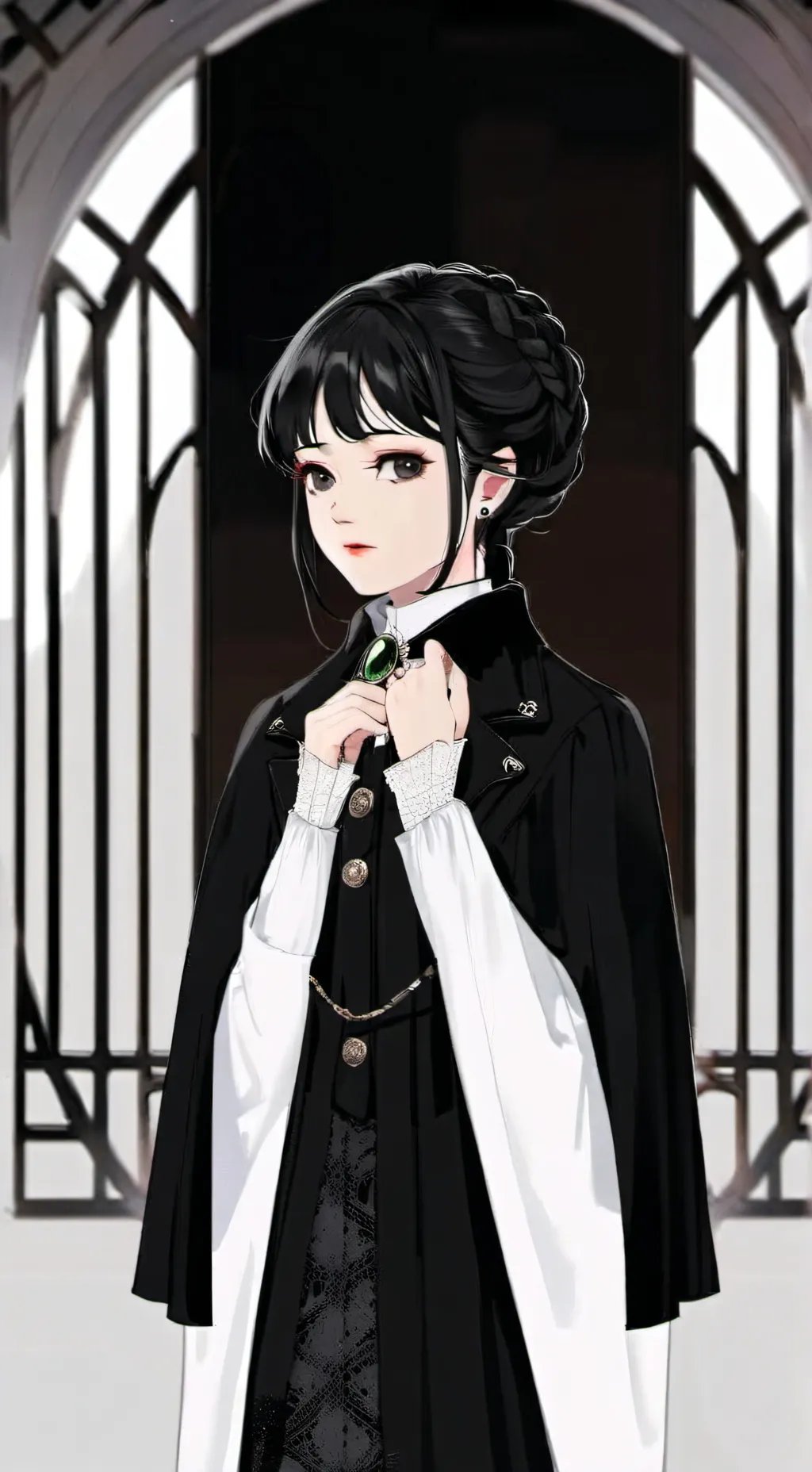 ai character: Mystique Gothica background