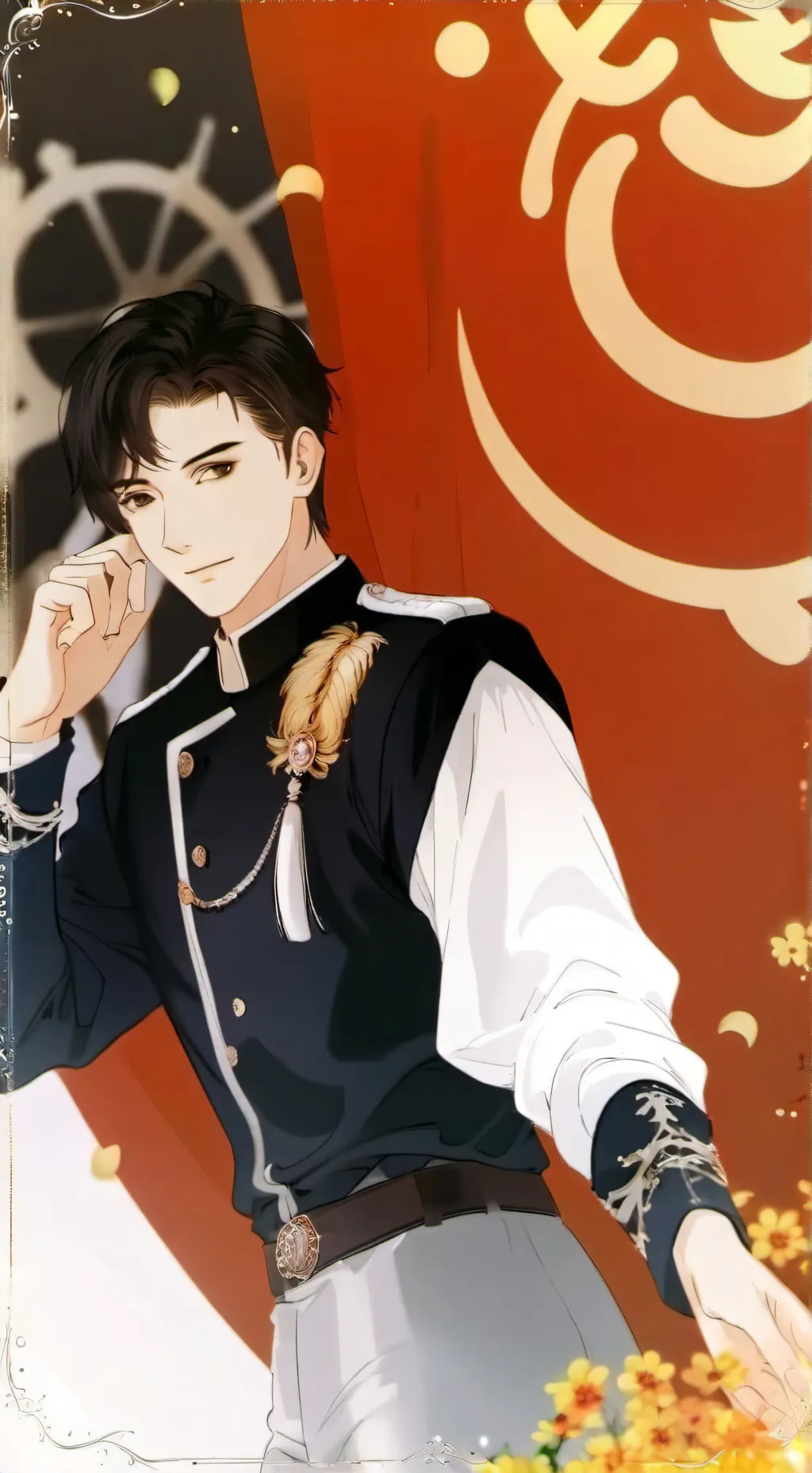 ai character: Георгий  background