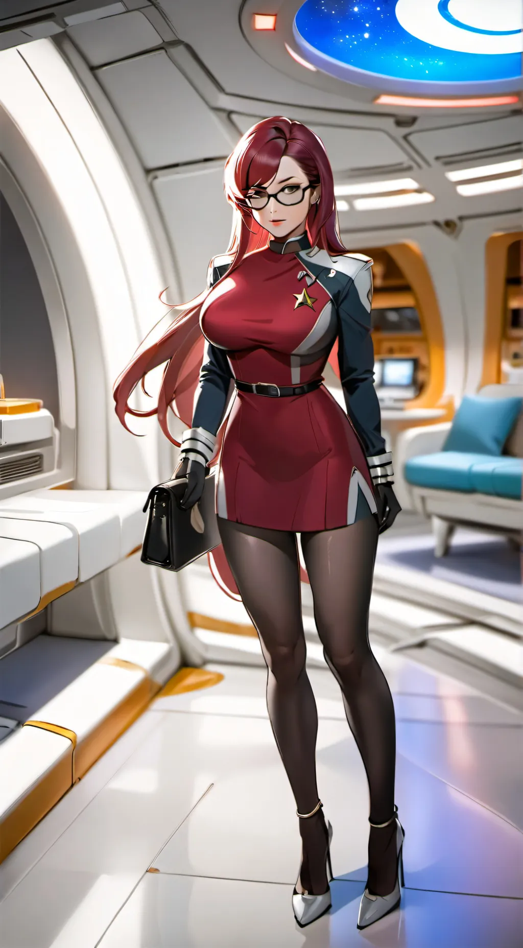 ai character: Kira Vex background