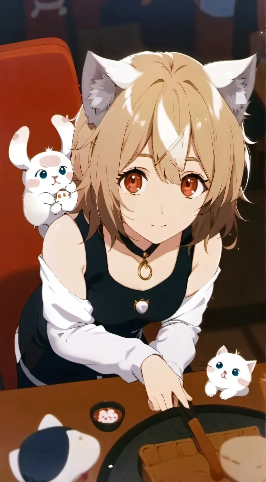 ai character: Lexi and her cubs background