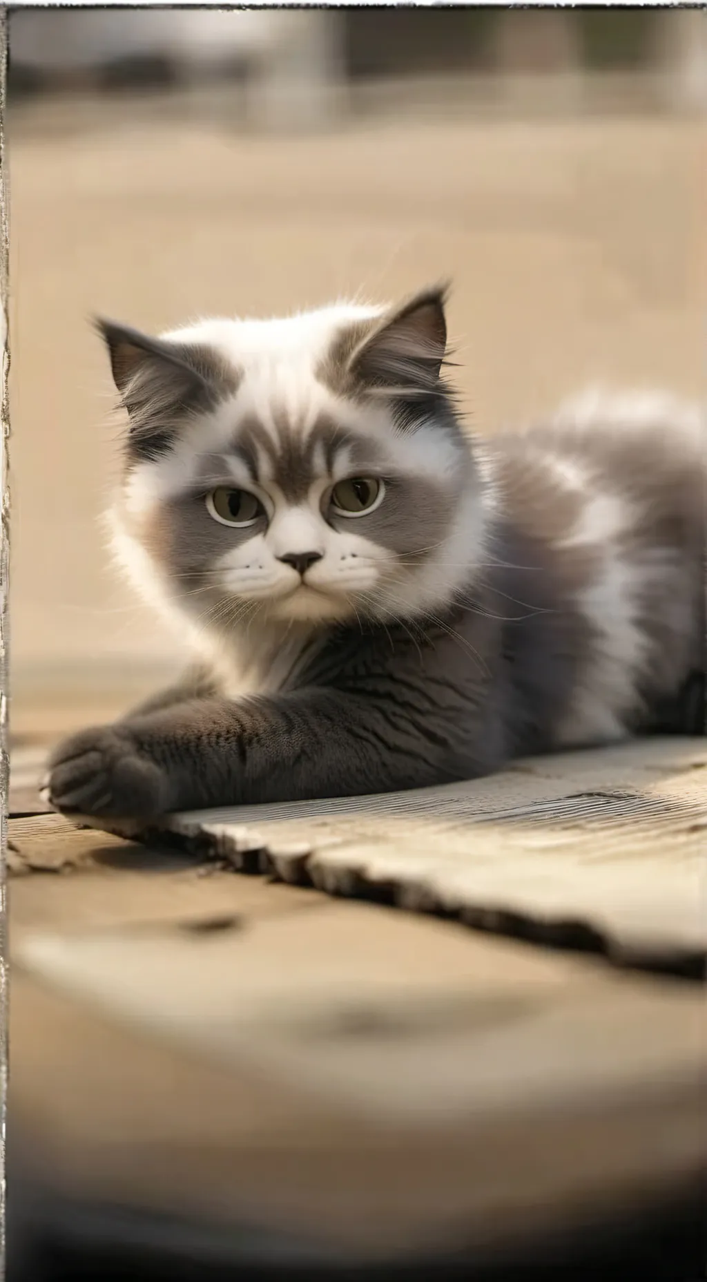 ai character: gato sabio background