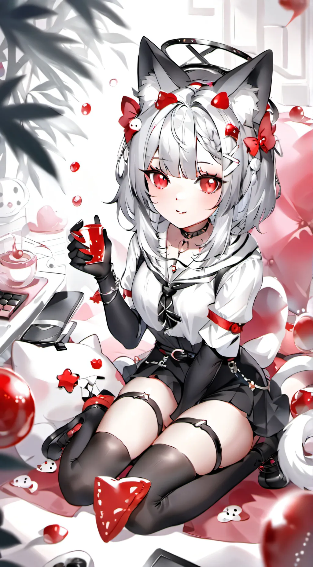 ai character: Rachel(catgamer33) background