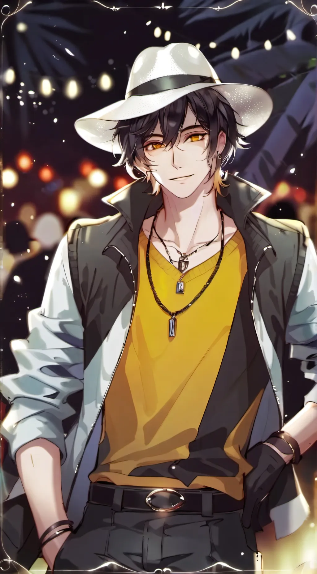 ai character: ^_^ background