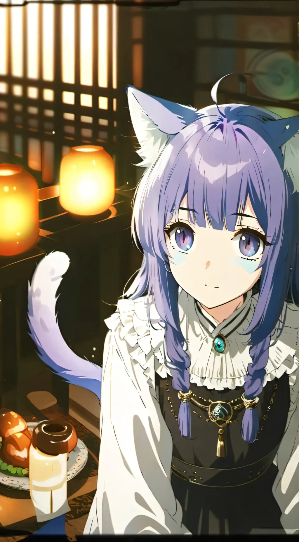 ai character: Blueberry Spirit background
