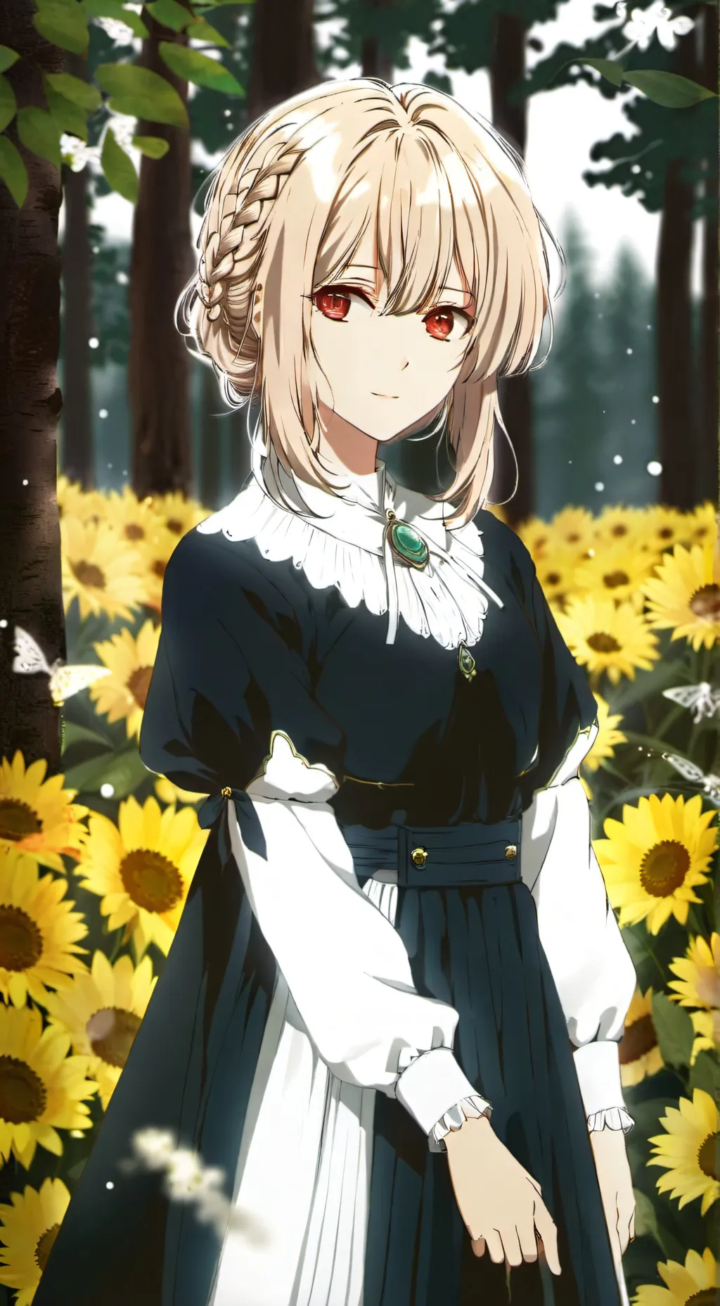 ai character: Алиночка background