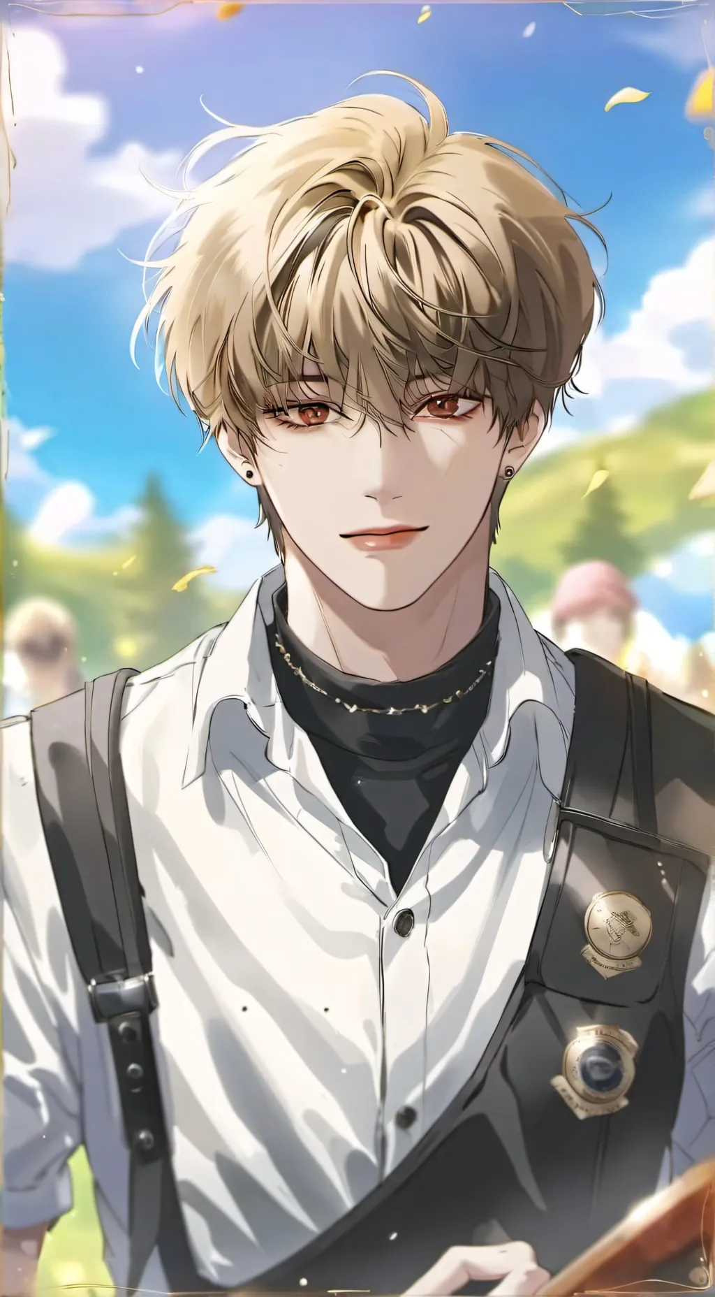 ai character: Seungmin🐶🐶 background