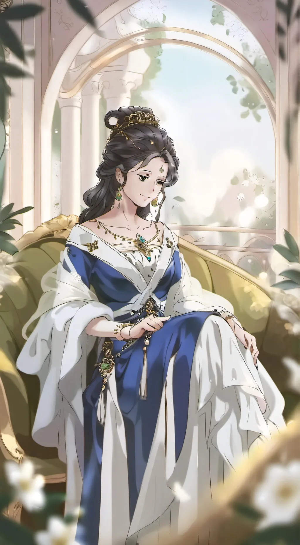 ai character: cupcake Caitlin background