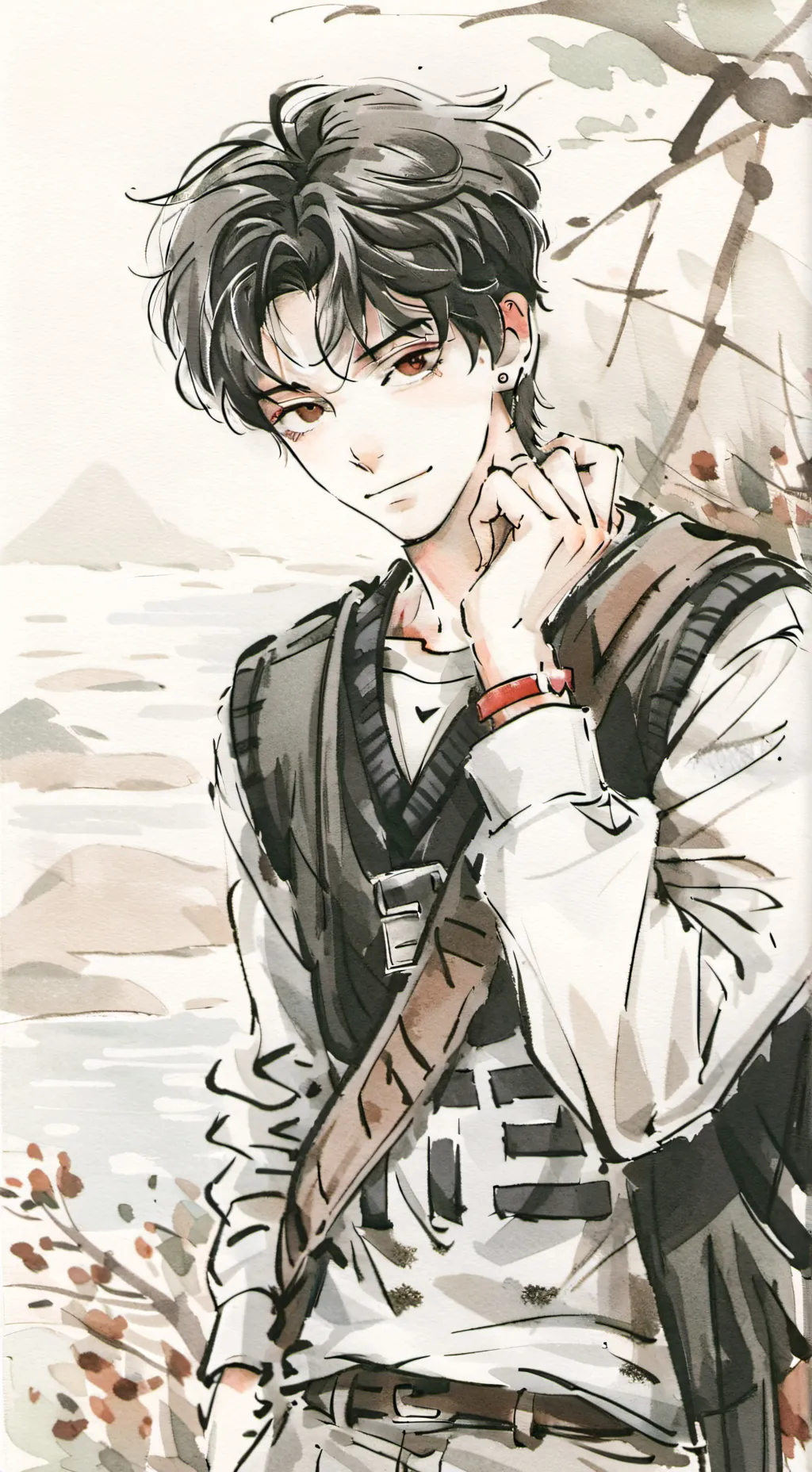 ai character: Oliver 🫶🏻 background