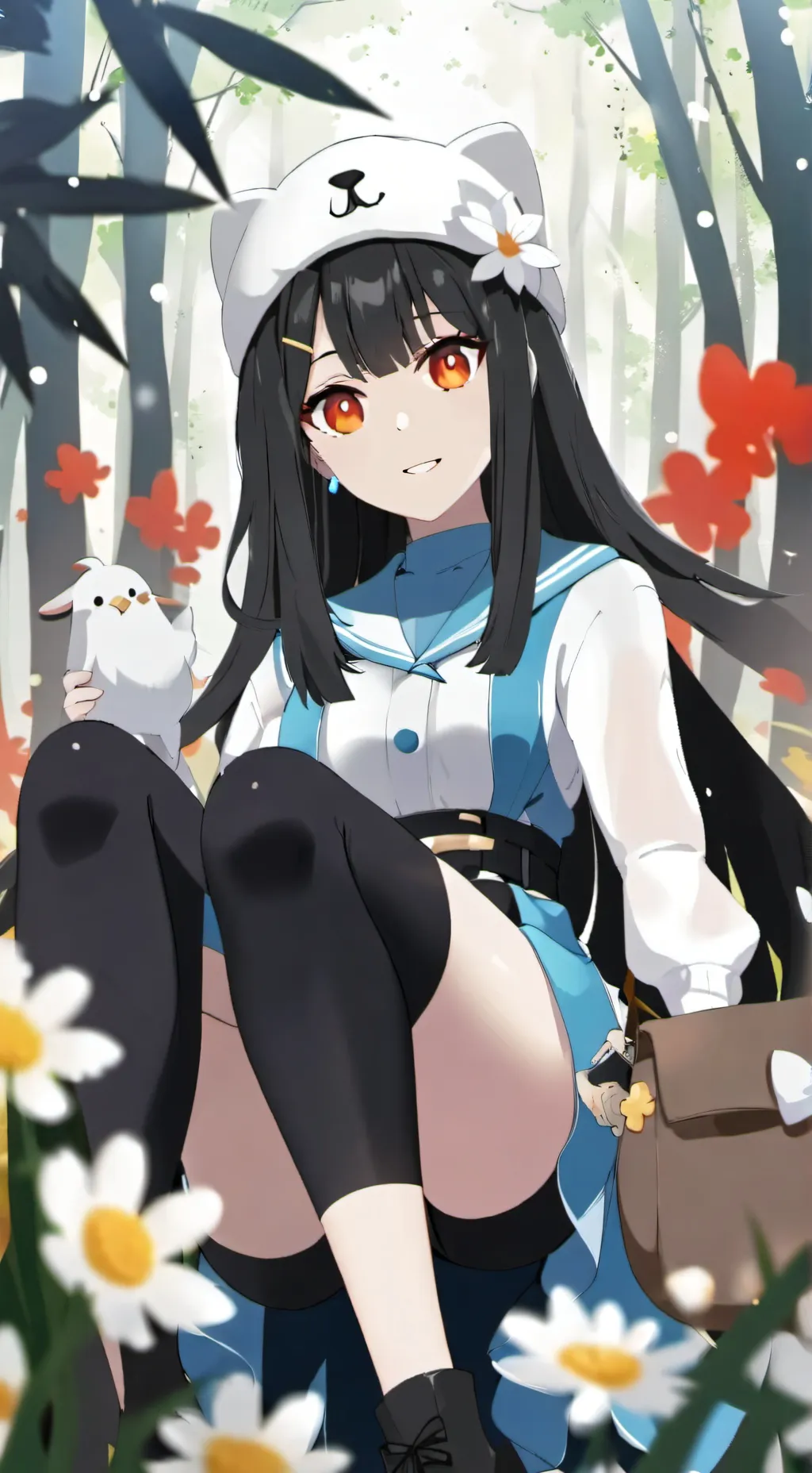 ai character: figlie uppermoon background