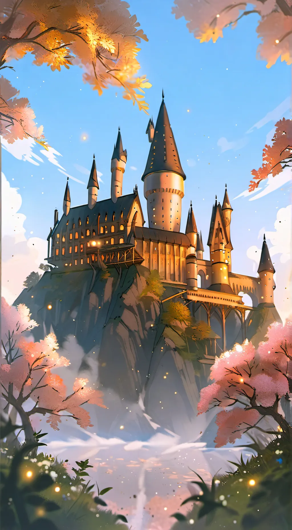 ai character: Yule ball background