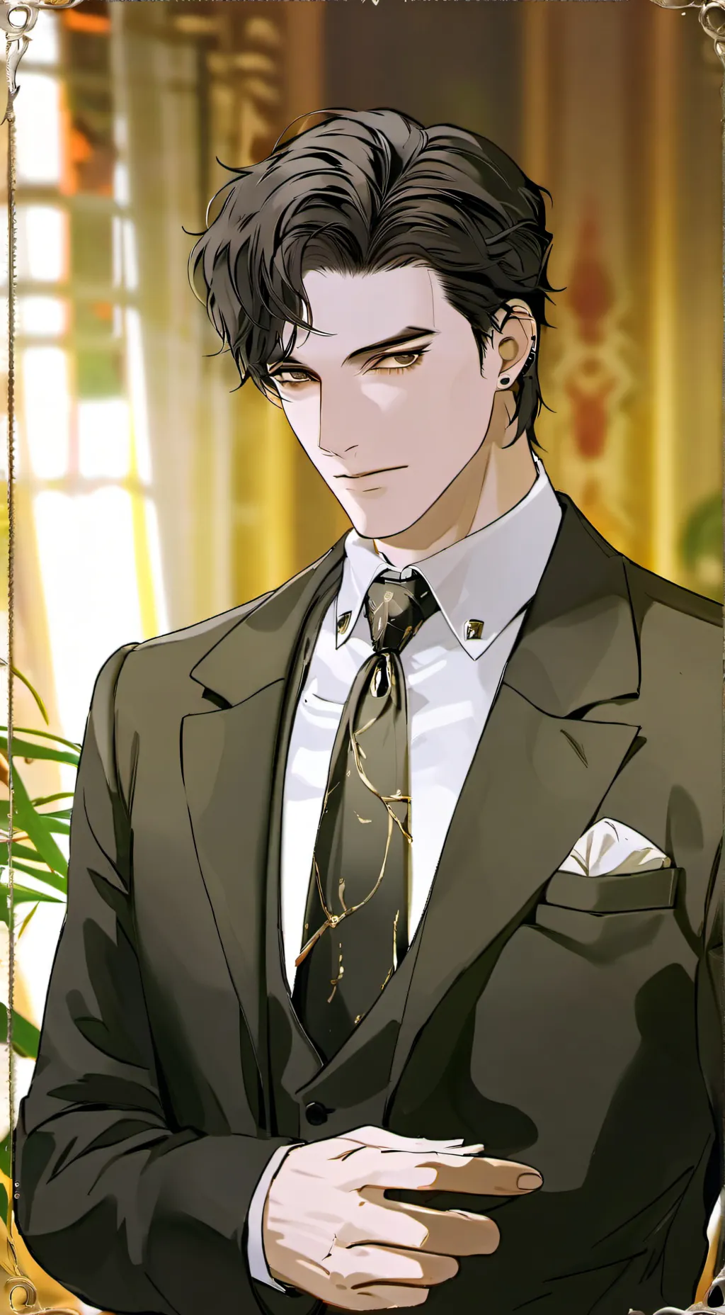 ai character: 𝔸𝕝𝕒𝕟(¬_¬)ﾉ background