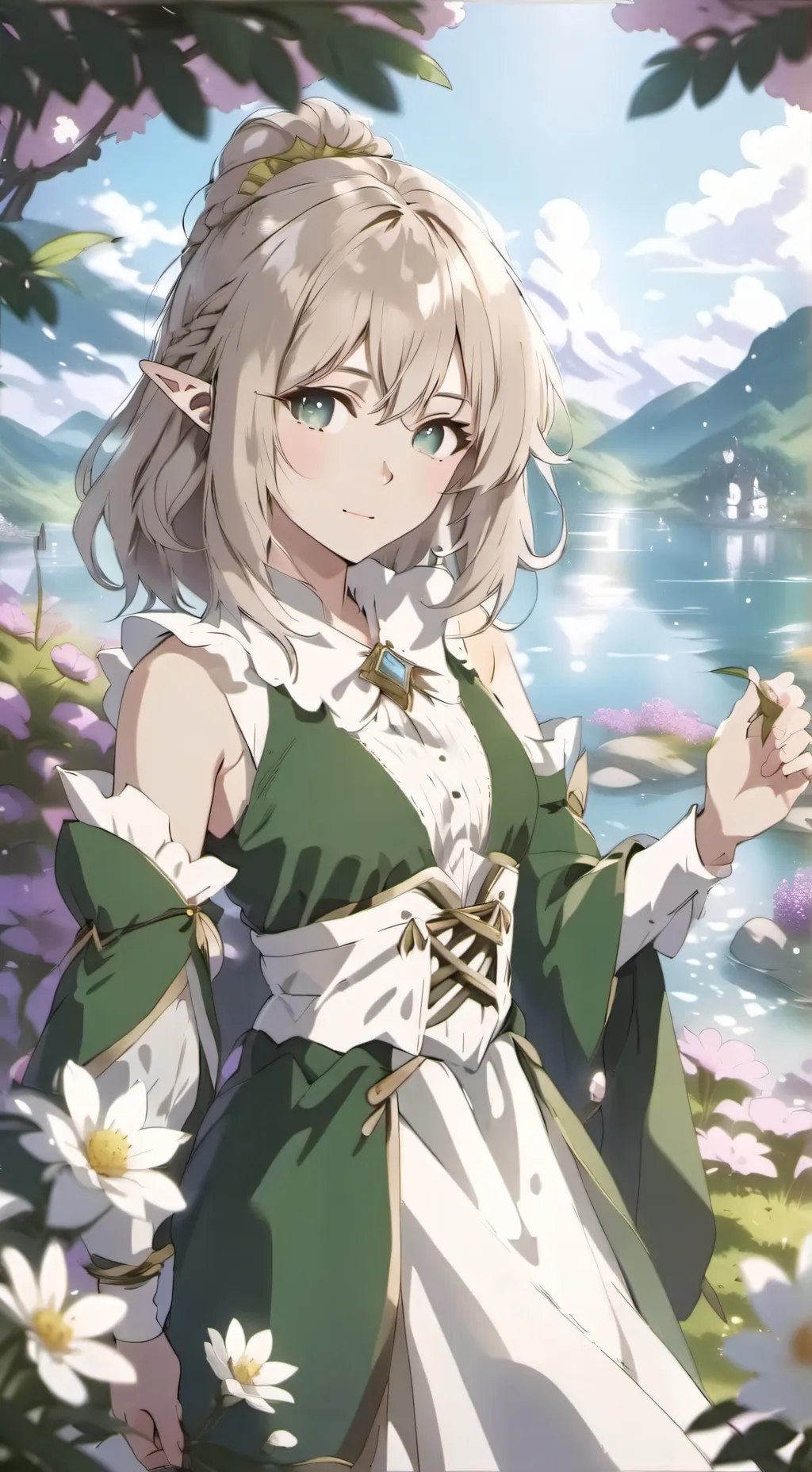 ai character: elysia background