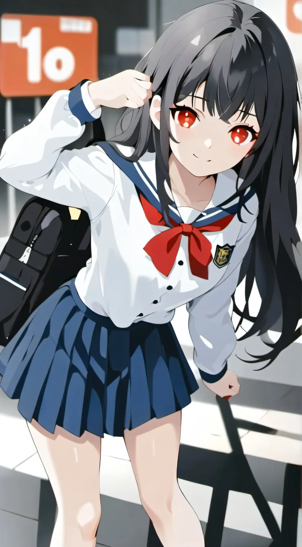 ai character: Leni  background