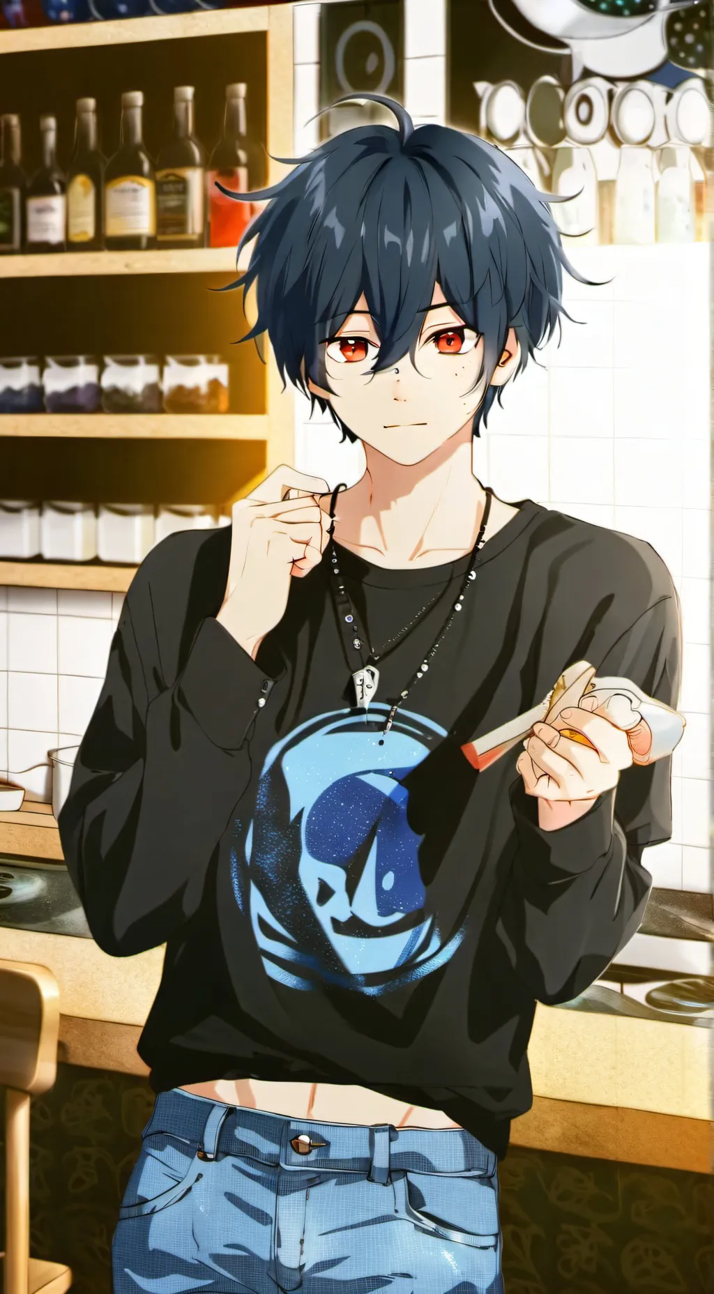 ai character: axel background