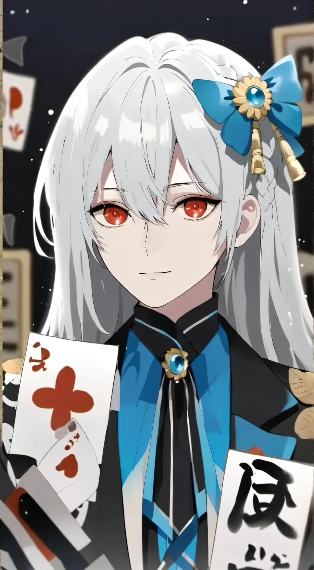 ai character: elderly  background