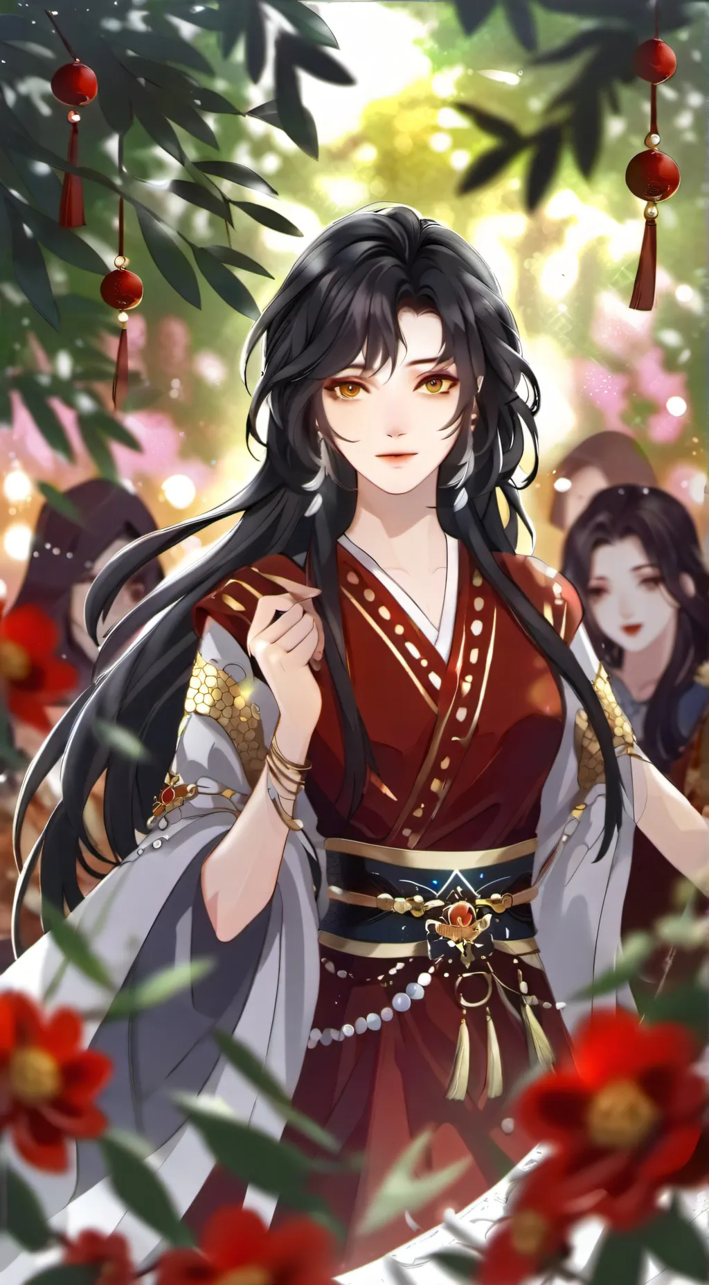 ai character: Make her mad background