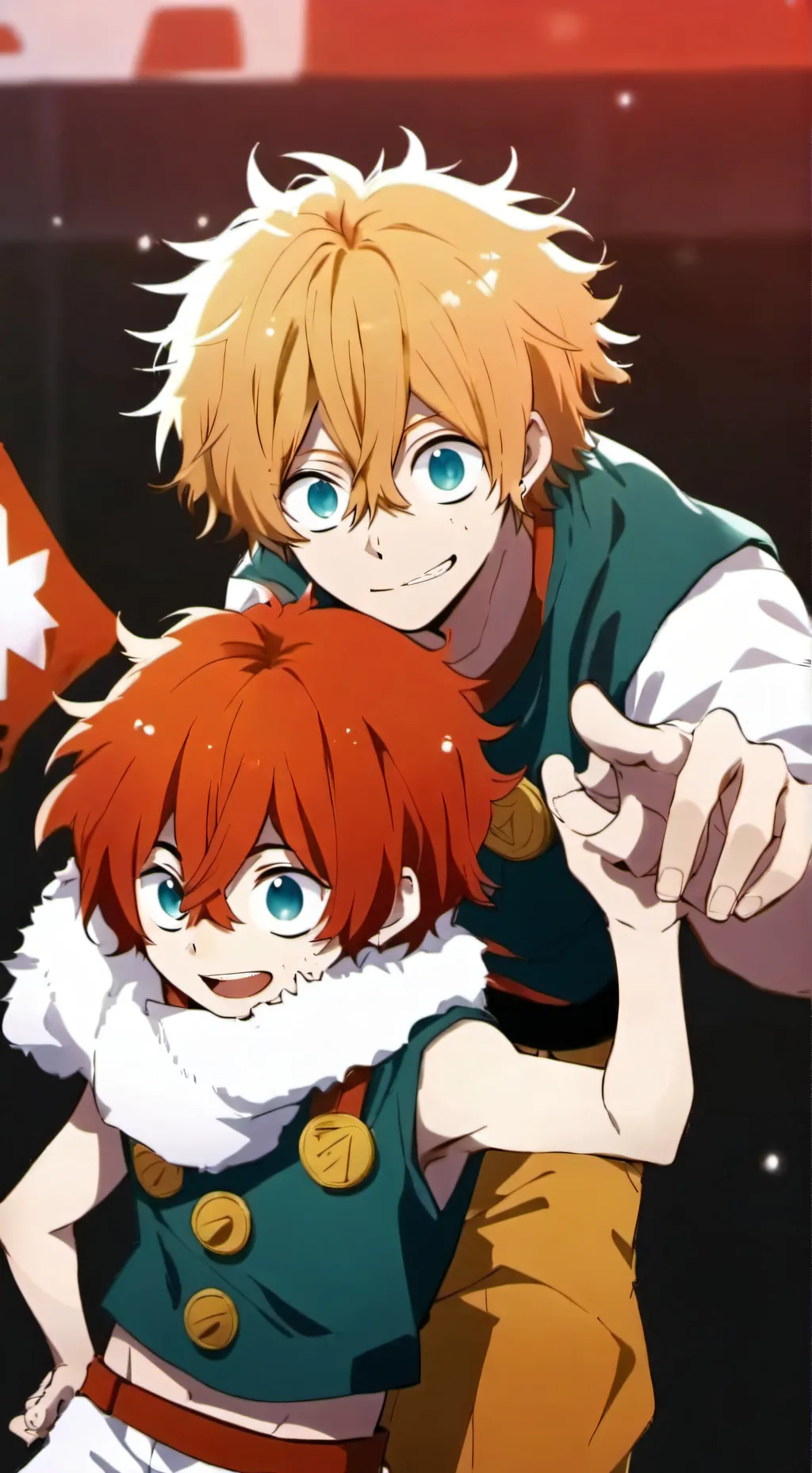 ai character: shoto deku bakugo  background