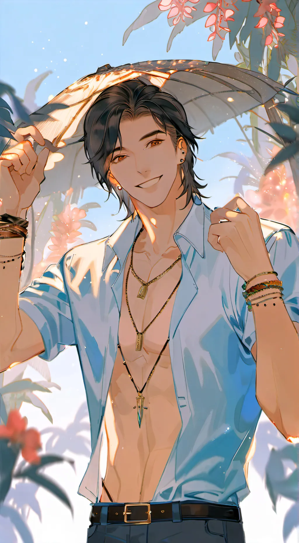 ai character: -Damian- background