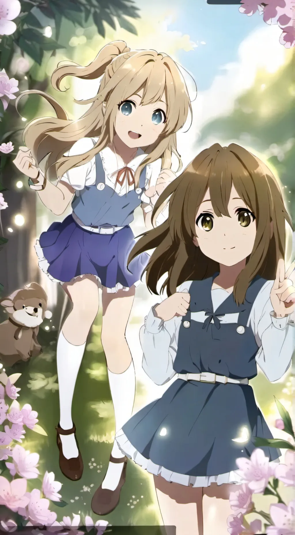 ai character: Different twins background