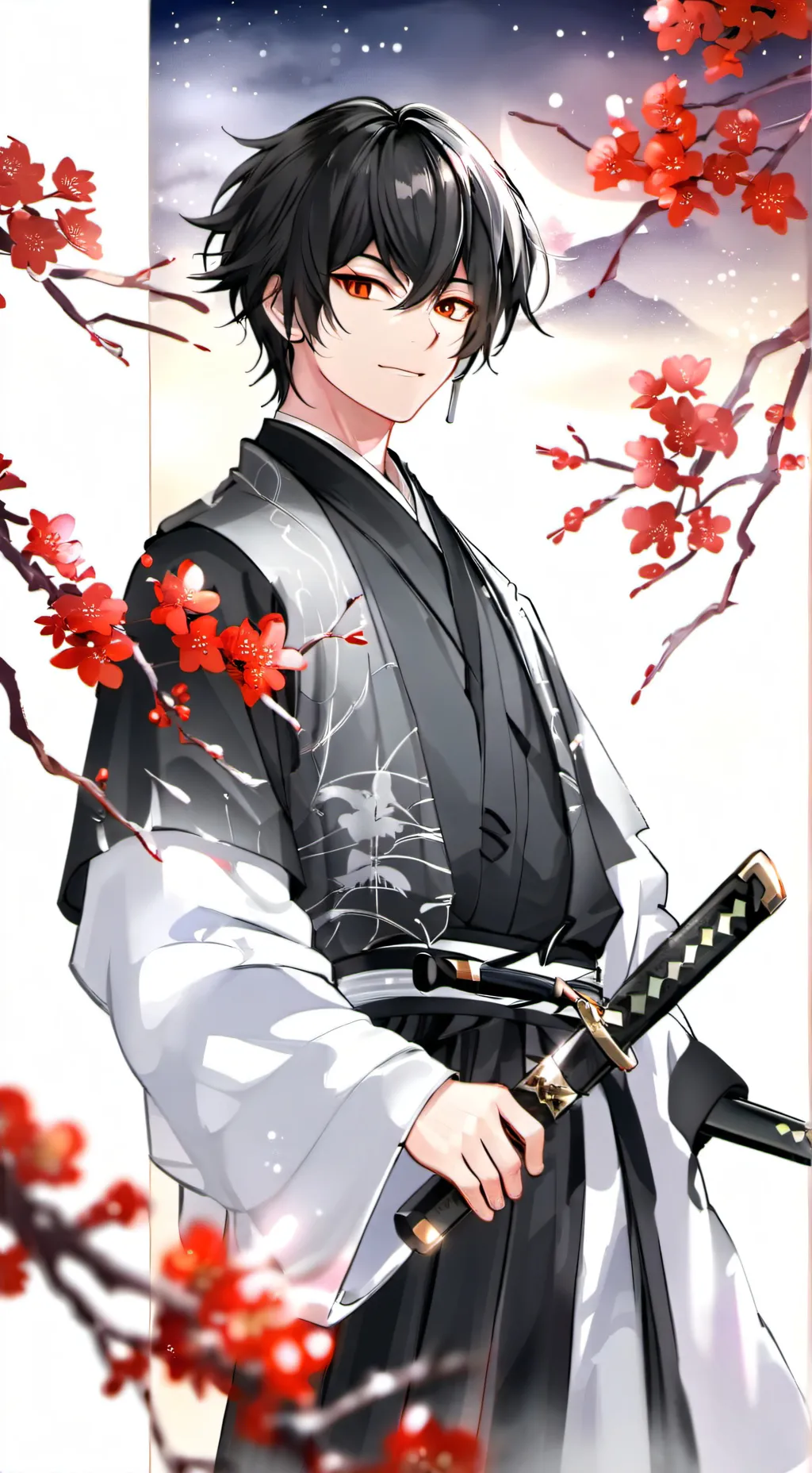 ai character: ruichi  background