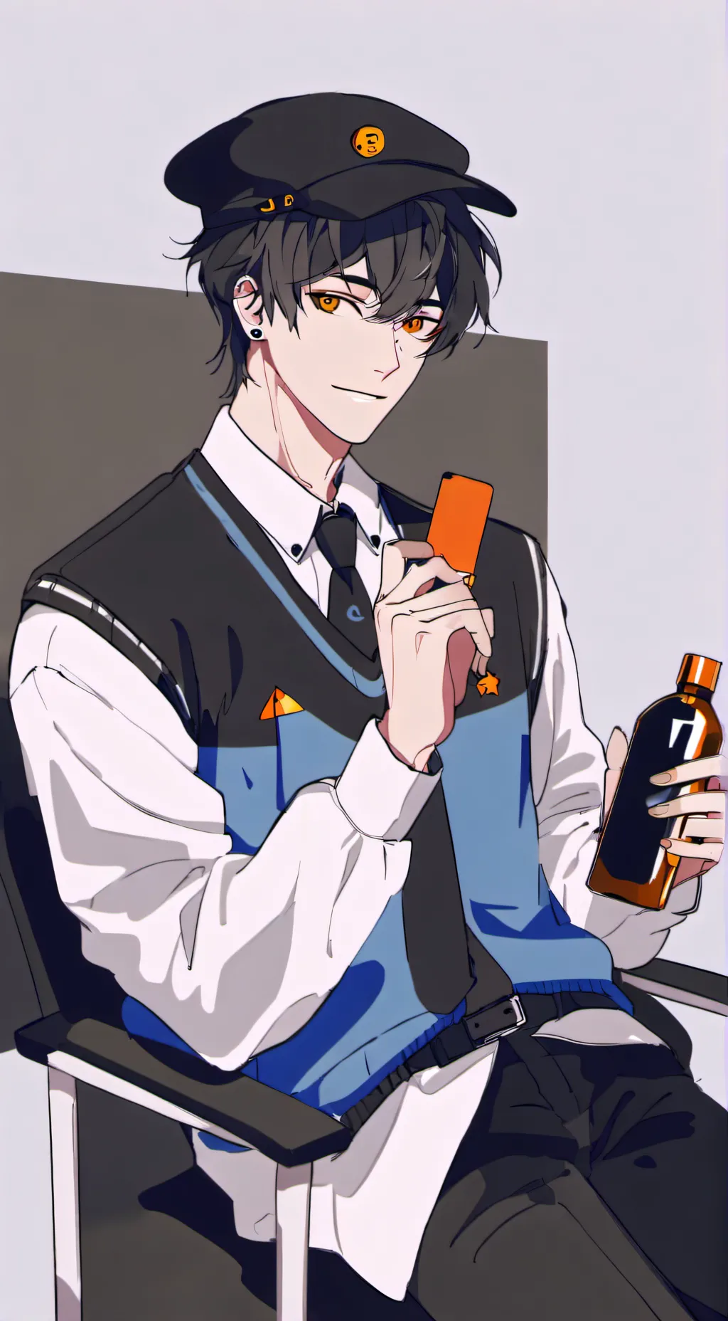 ai character: Heat sus background