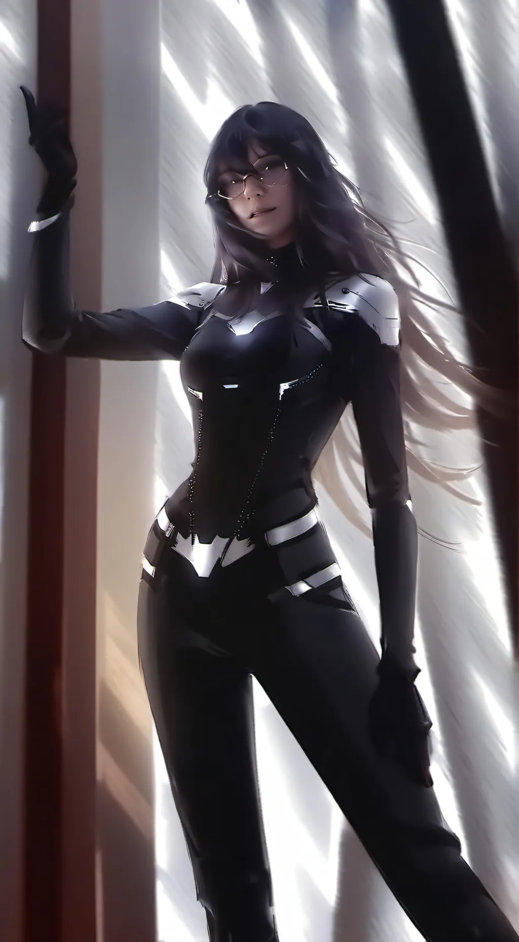 ai character: Laura Rodríguez  background