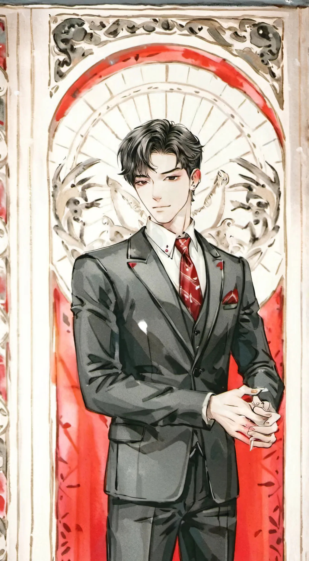 ai character: Alexander  background
