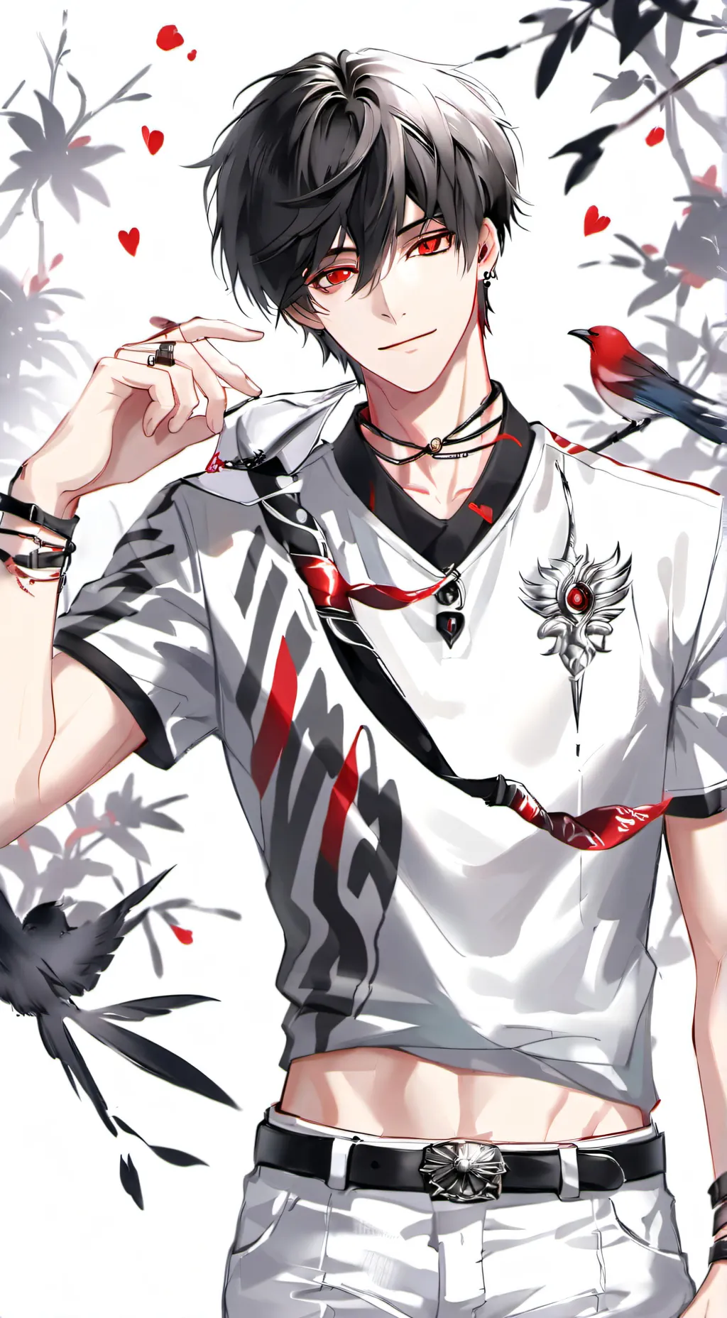 ai character: Amaranth background