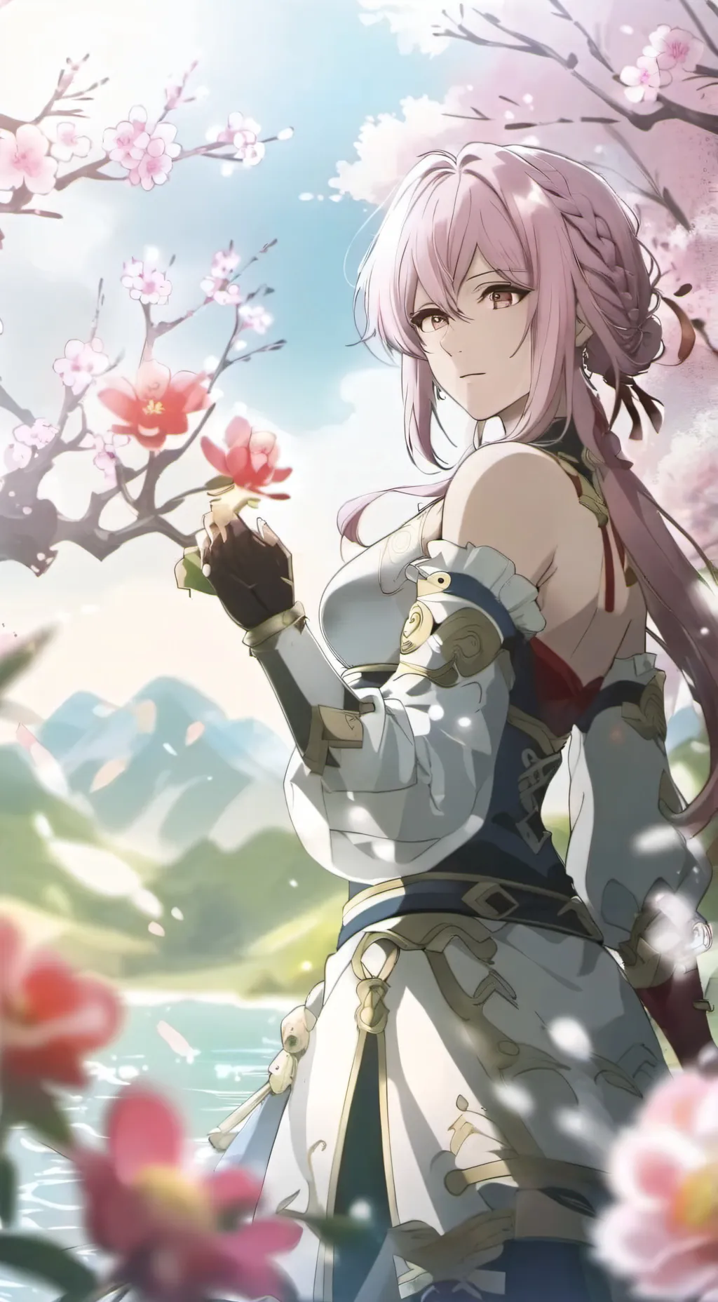 ai character: Julia  background