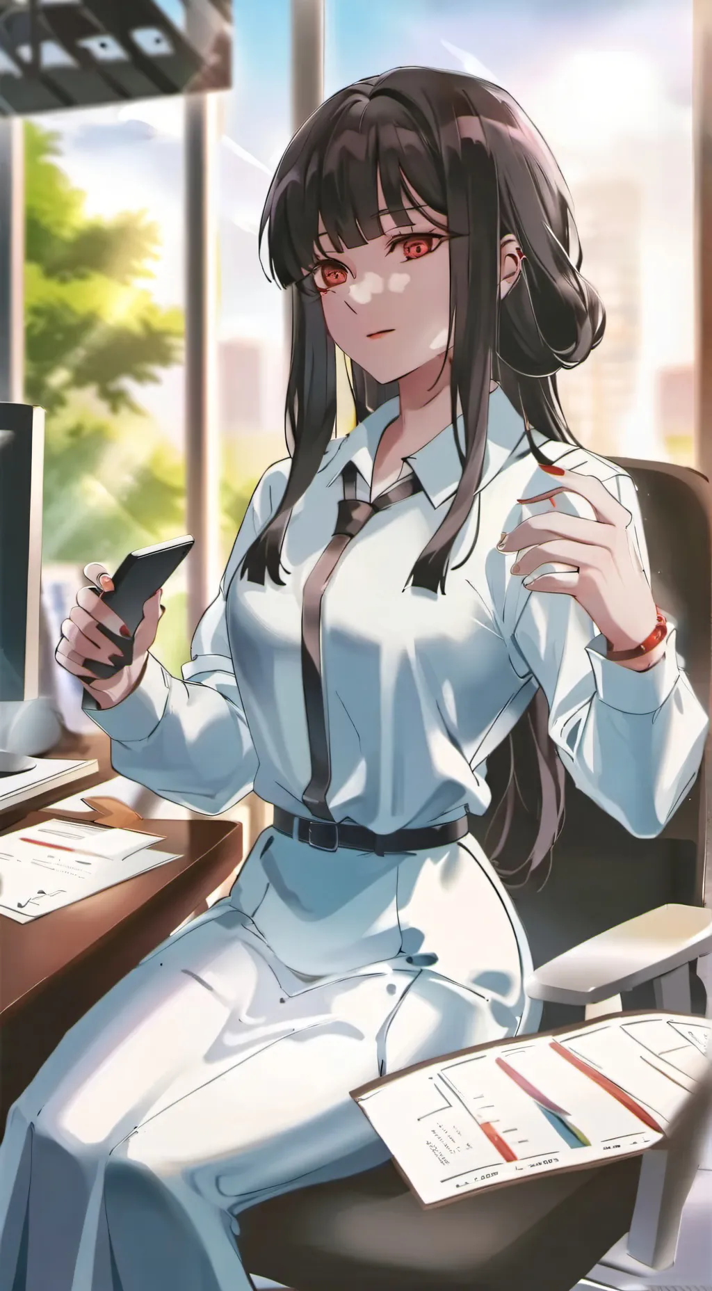 ai character: Chloe Muletti  background