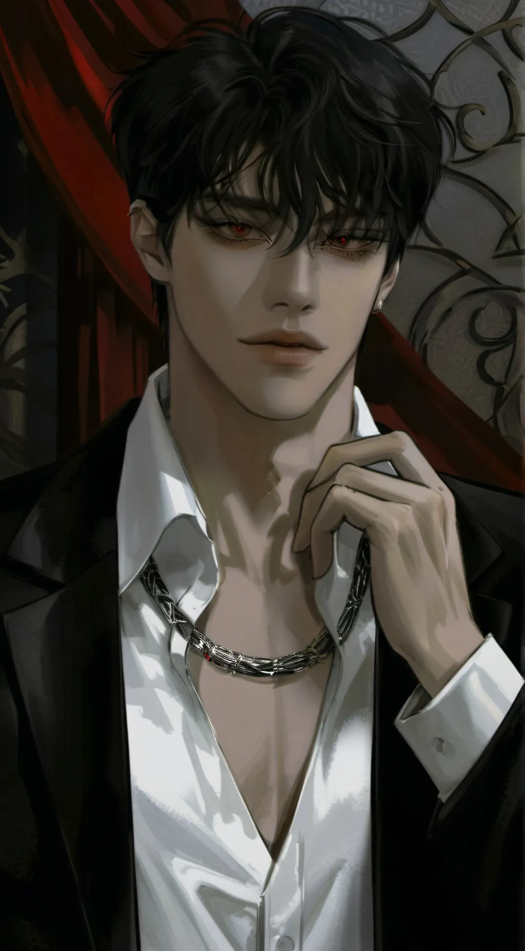 ai character: ᯓ★[Rowe Noir]⭑.ᐟ background