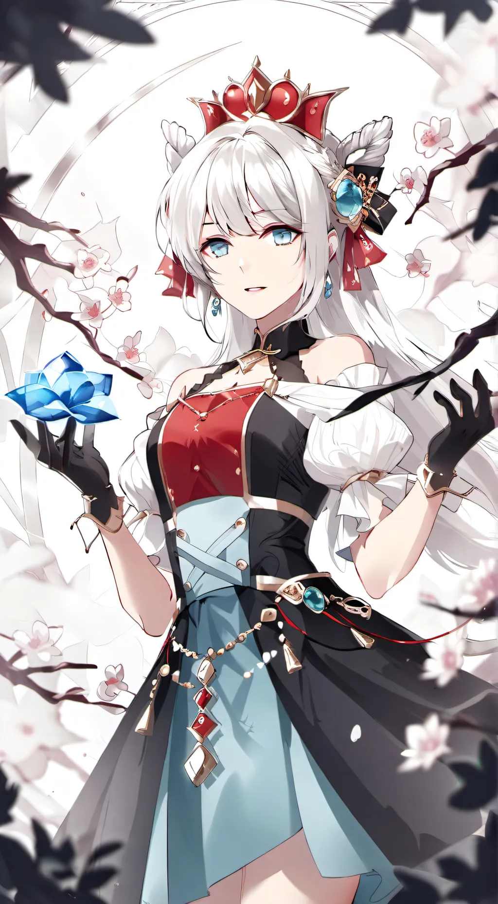 ai character: Íris background