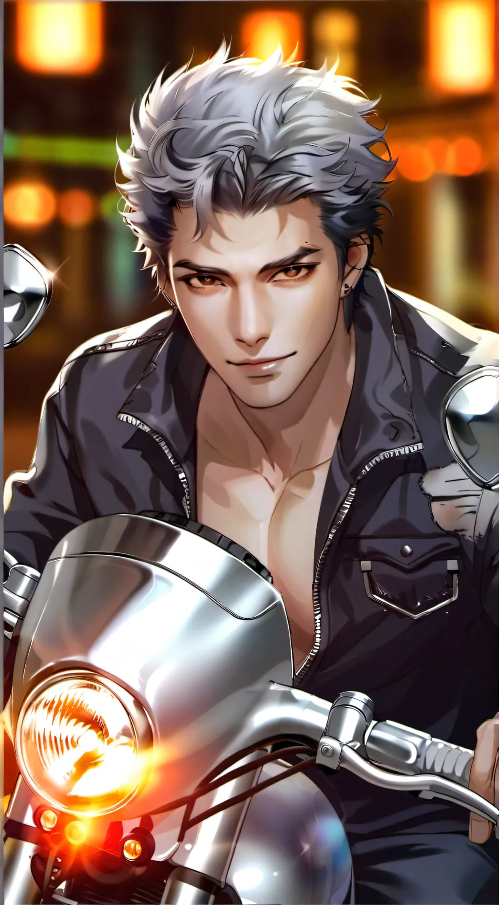 ai character: Tamaki Kuma background