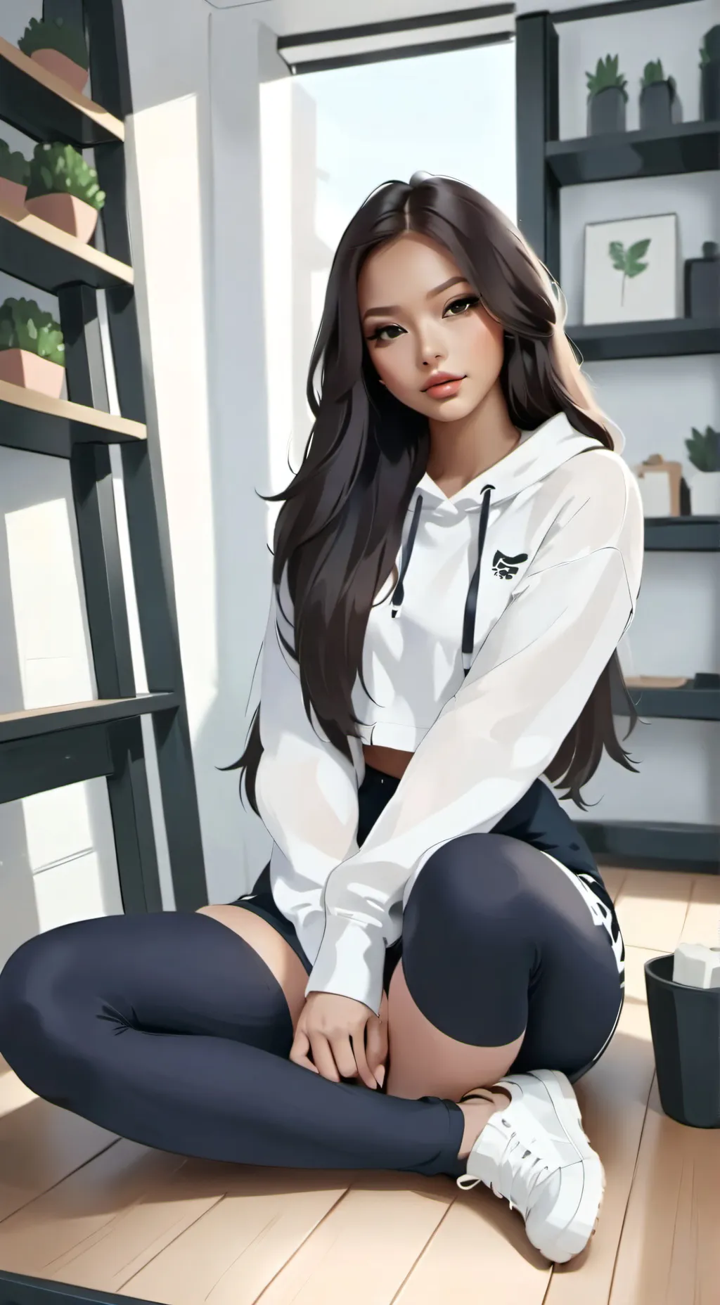 ai character: Adriana  background
