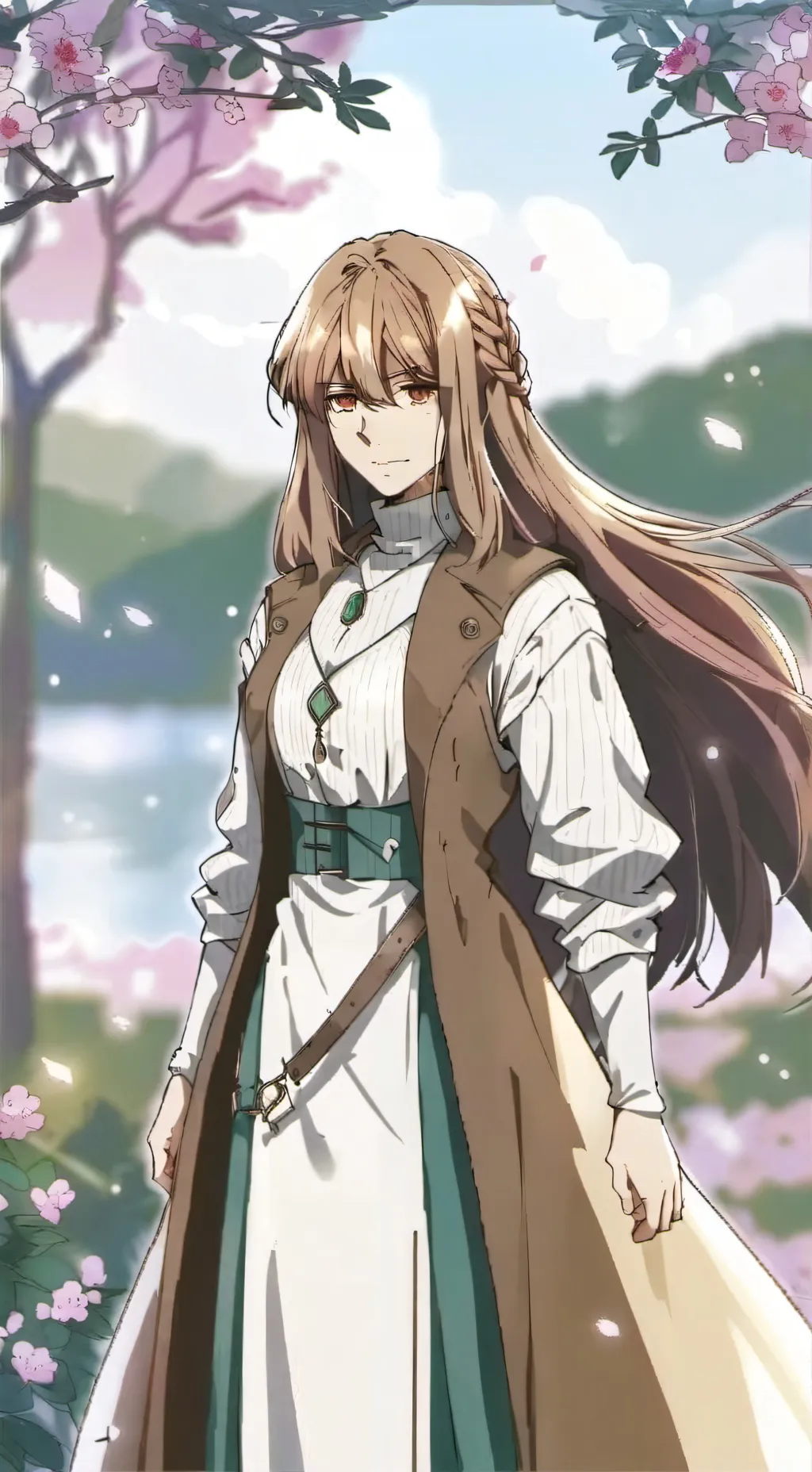 ai character: Aurora background
