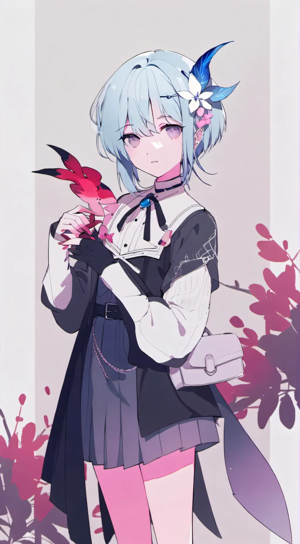 ai character: 泉水•岸兰 background