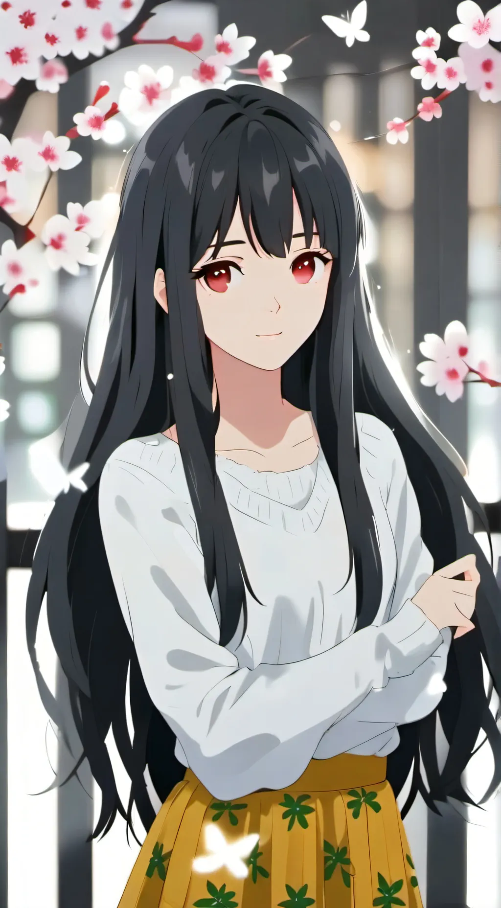 ai character: Tiffany  background