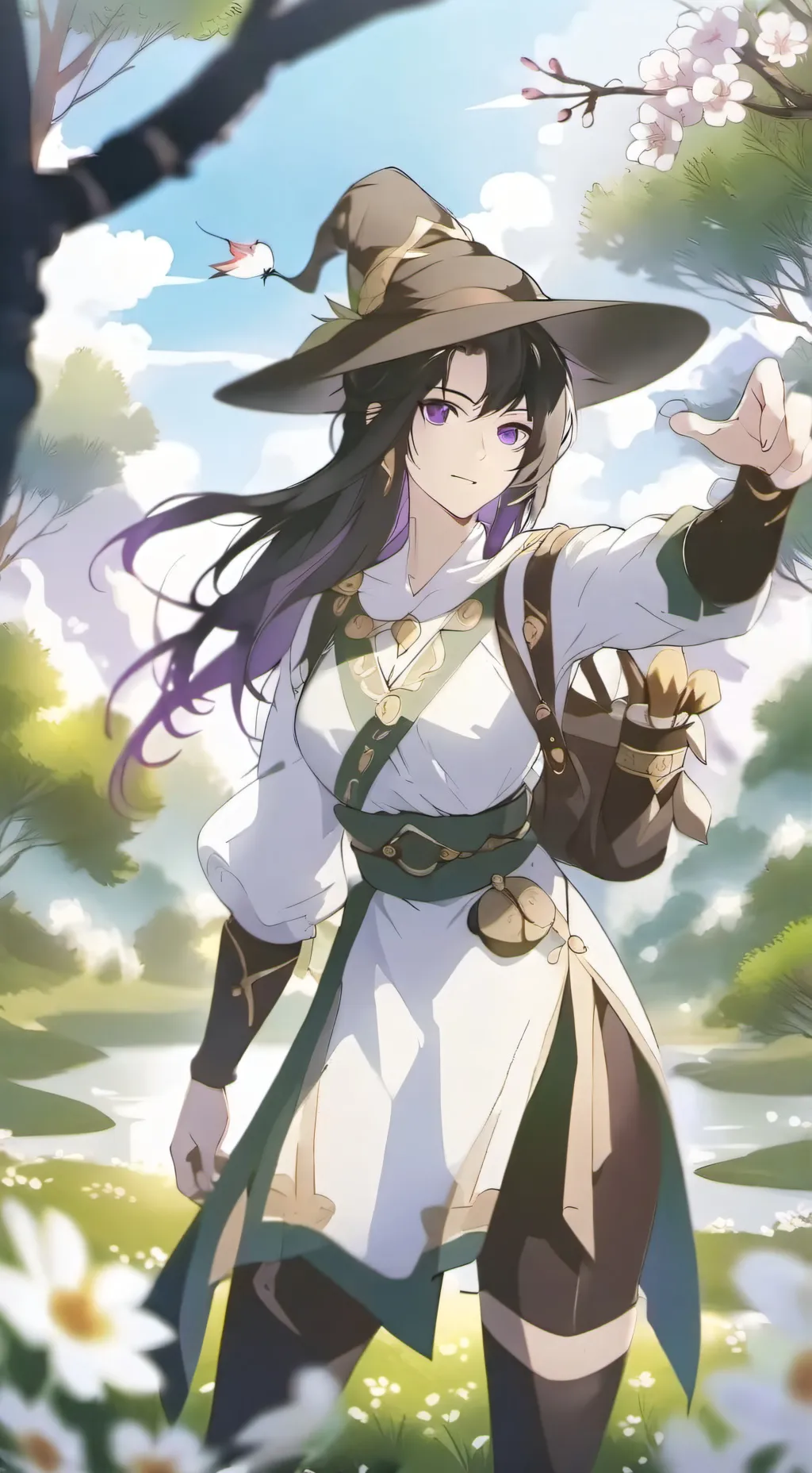 ai character: Elina Bruwood background