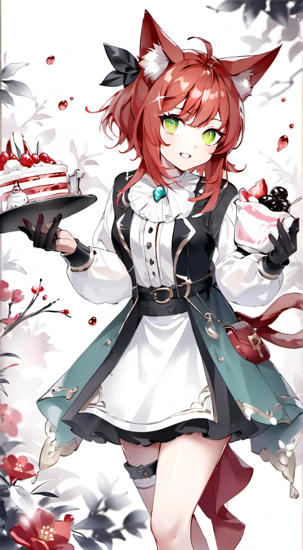 ai character: ириска background