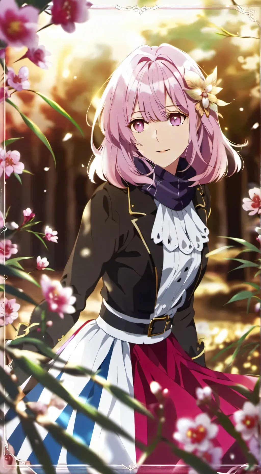 ai character: Kaley  background