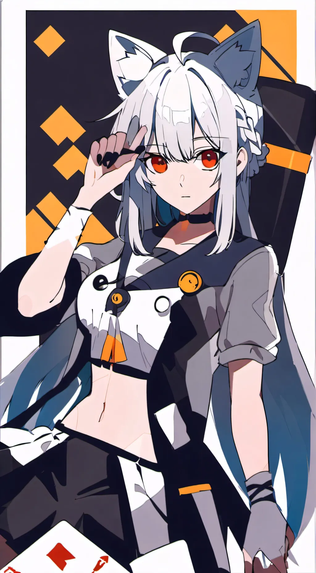 ai character: blue lock female background