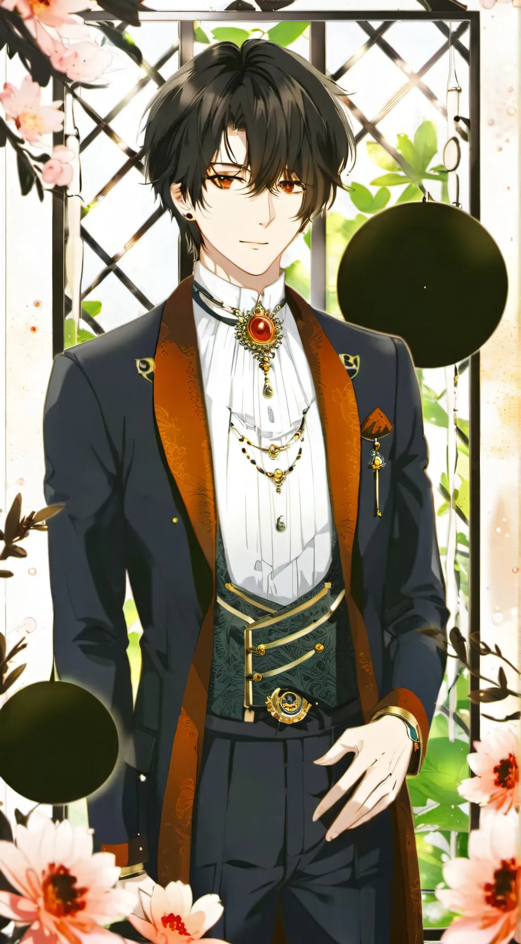 ai character: dark background