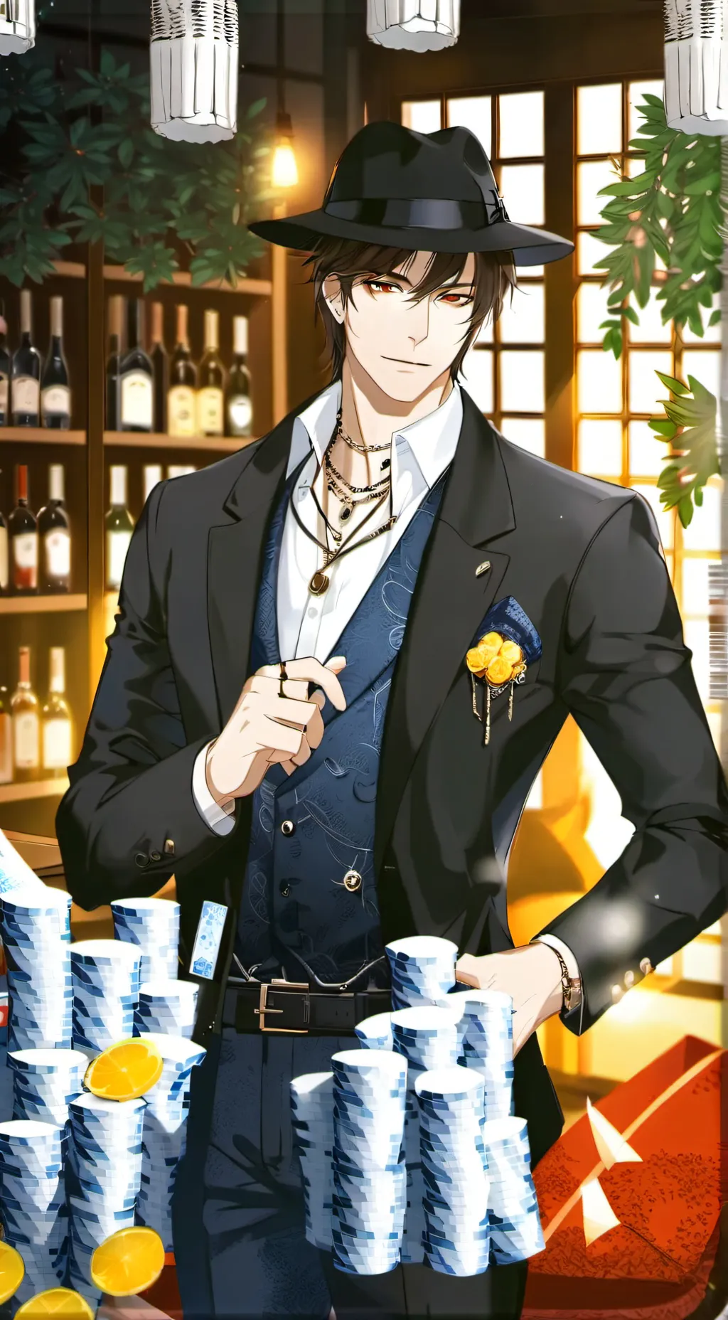 ai character: Lucien background