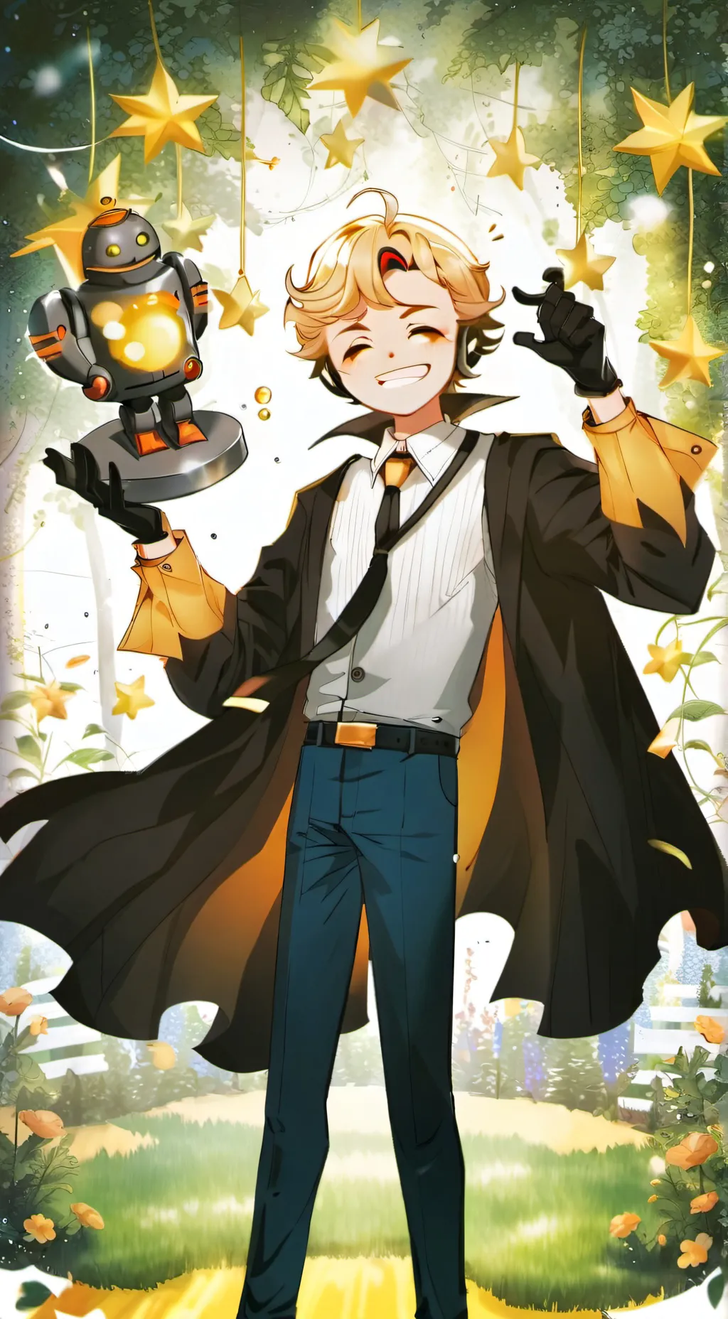 ai character: Sundrop background