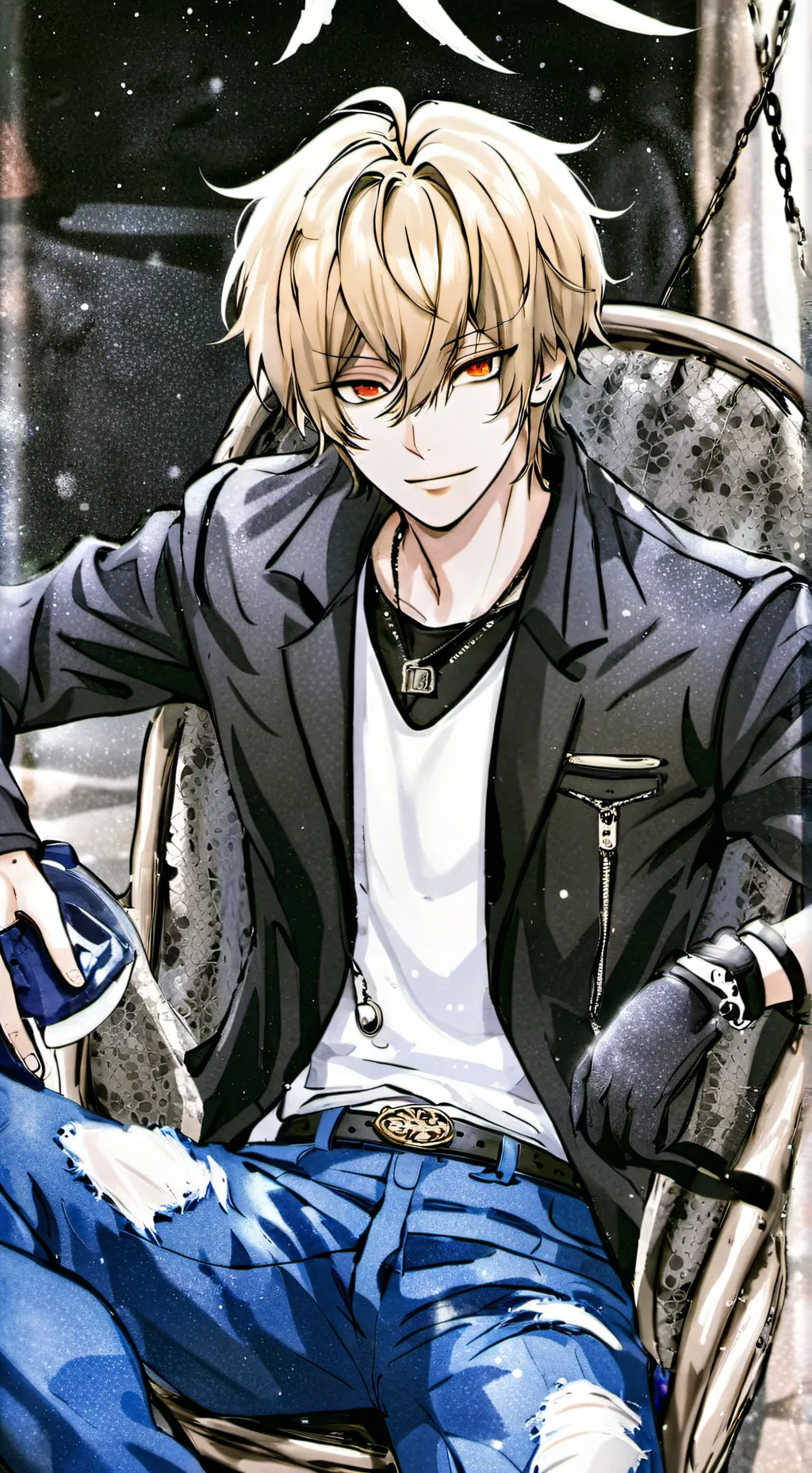 ai character: enzo  background