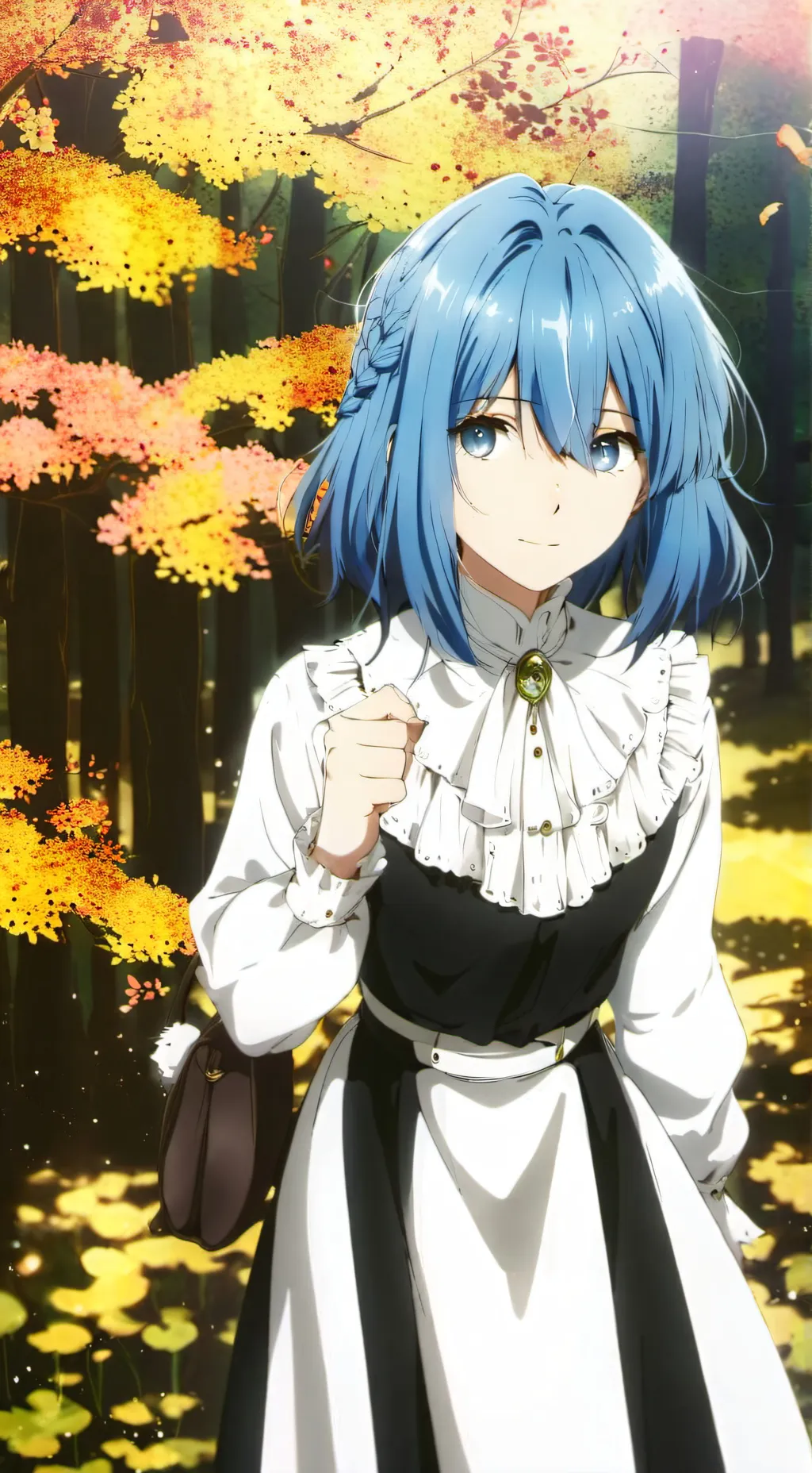 ai character: Rose background