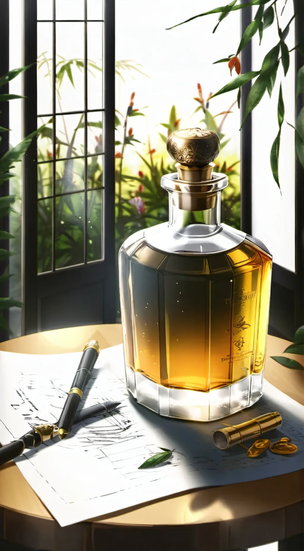 ai character: Shinobu and poison background