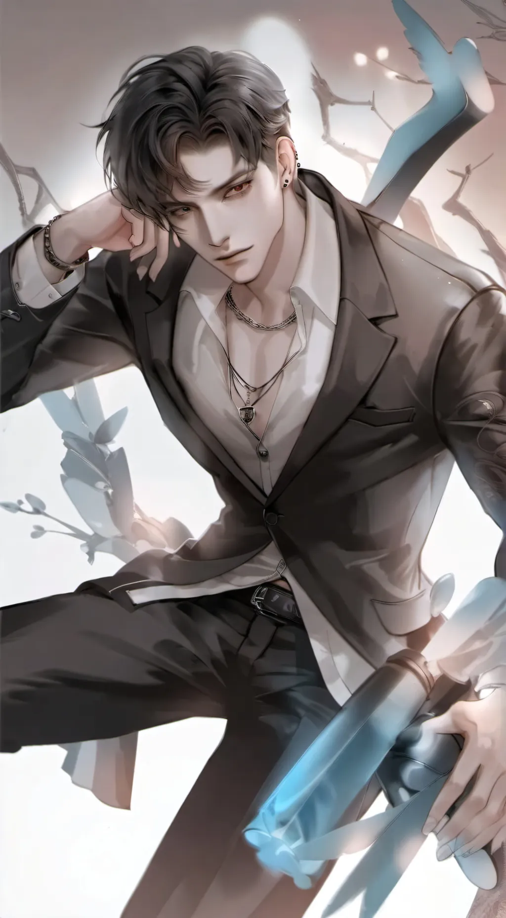 ai character: Xavier  background