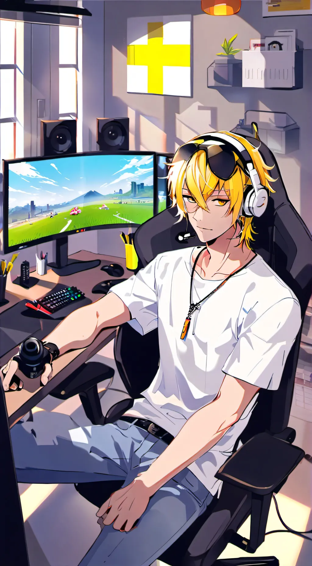 ai character: Liam  background